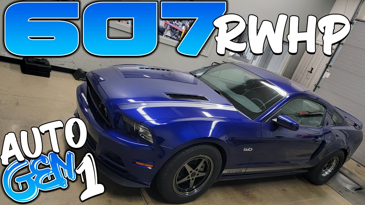 2014 Mustang GT (VMP 2650 SUPERCHARGER DYNO) Automatic 93 octane at Brenspeed Gen 3 R