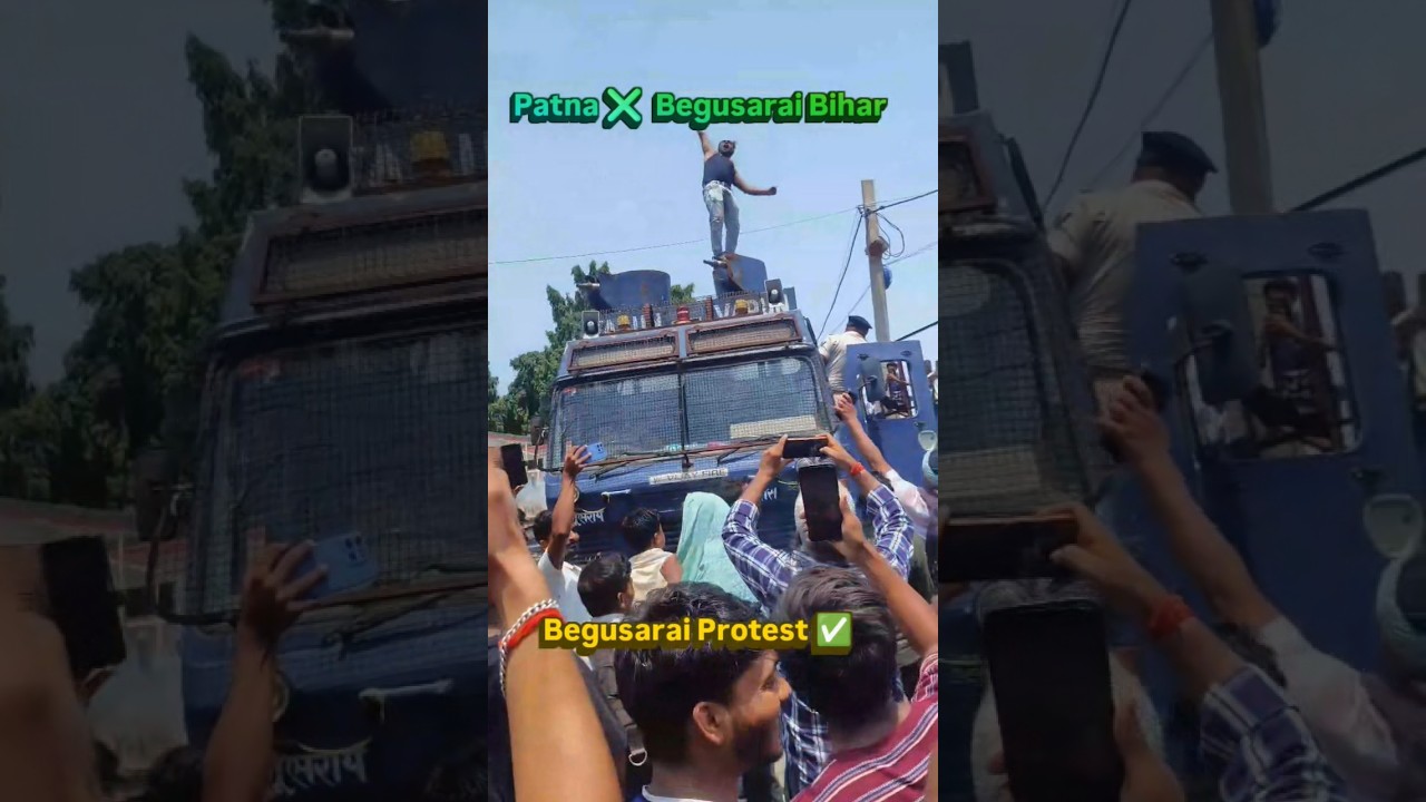 Begusarai Bihar Protest, GD College #trending #protest #cjp #viral #shorts