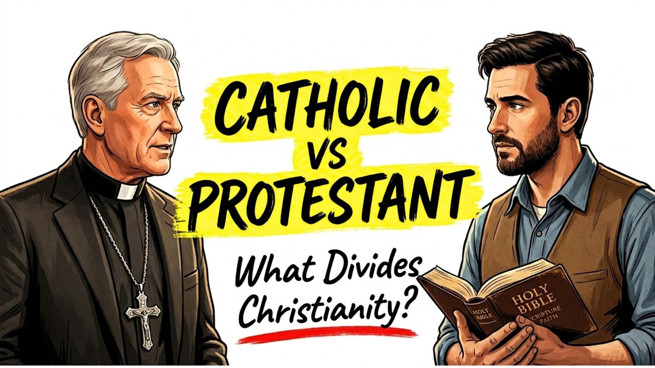 Catholic Vs Protestant - 10 Major Differences Christians Should Know #christiandenominations