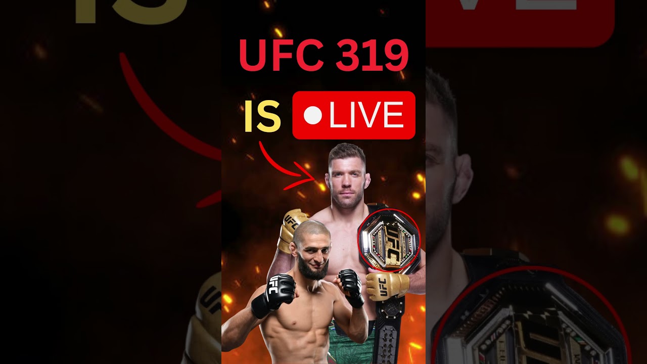 UFC 319 IS LIVE 😱🔥 