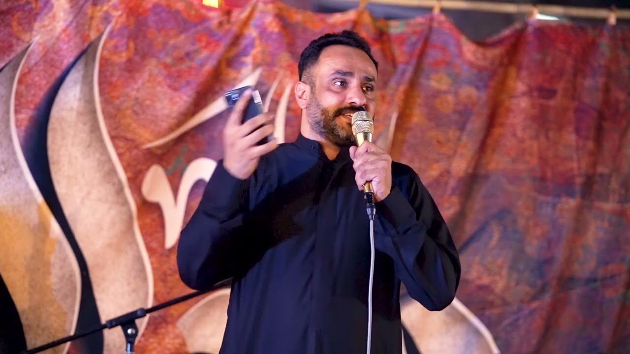 مناوب بين الشاعر تحسين علي والناعي حيدر الربيعي مجلس عزاء السنوي عائلة المرحوم السيدداخل ابو رغيف