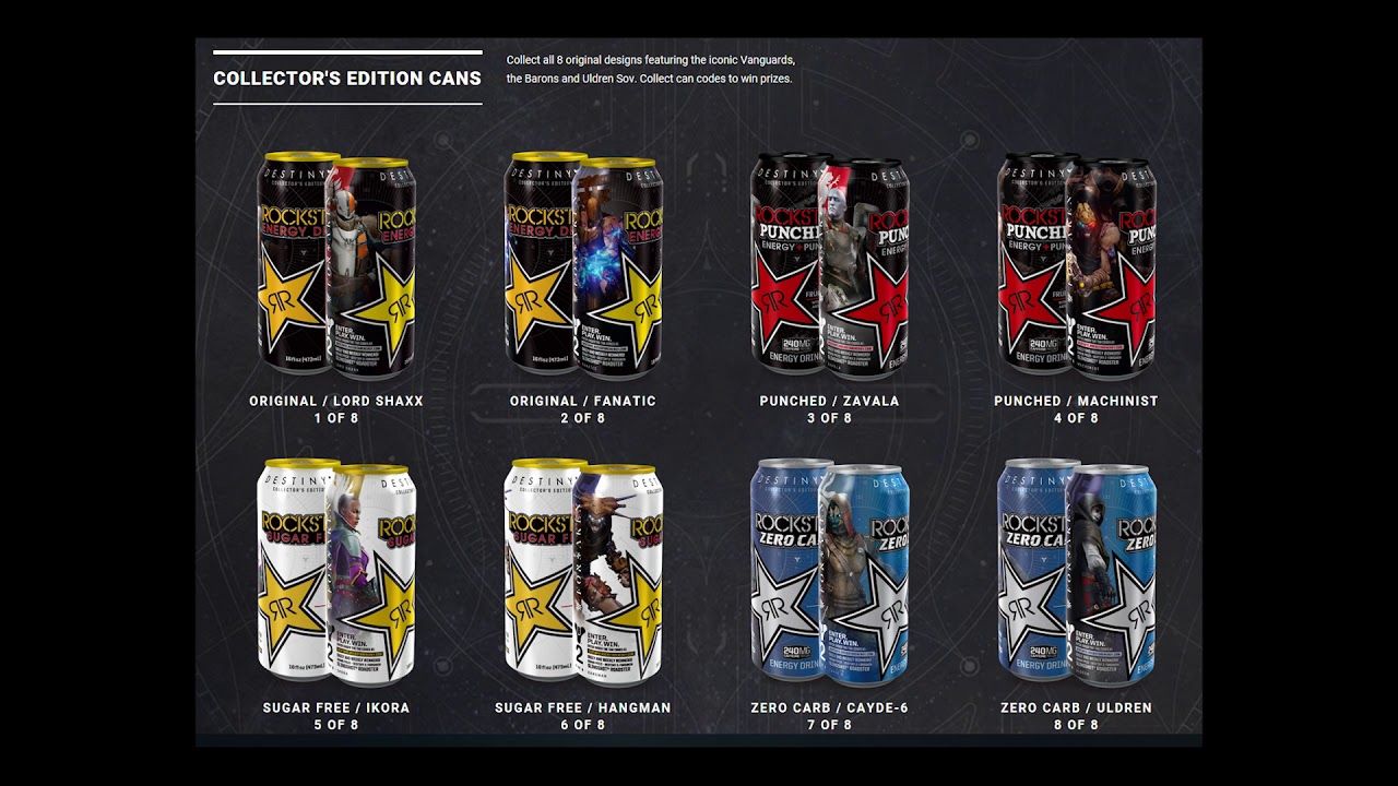 Destiny 2 Forsaken Rockstar Energy Drinks Promotion!