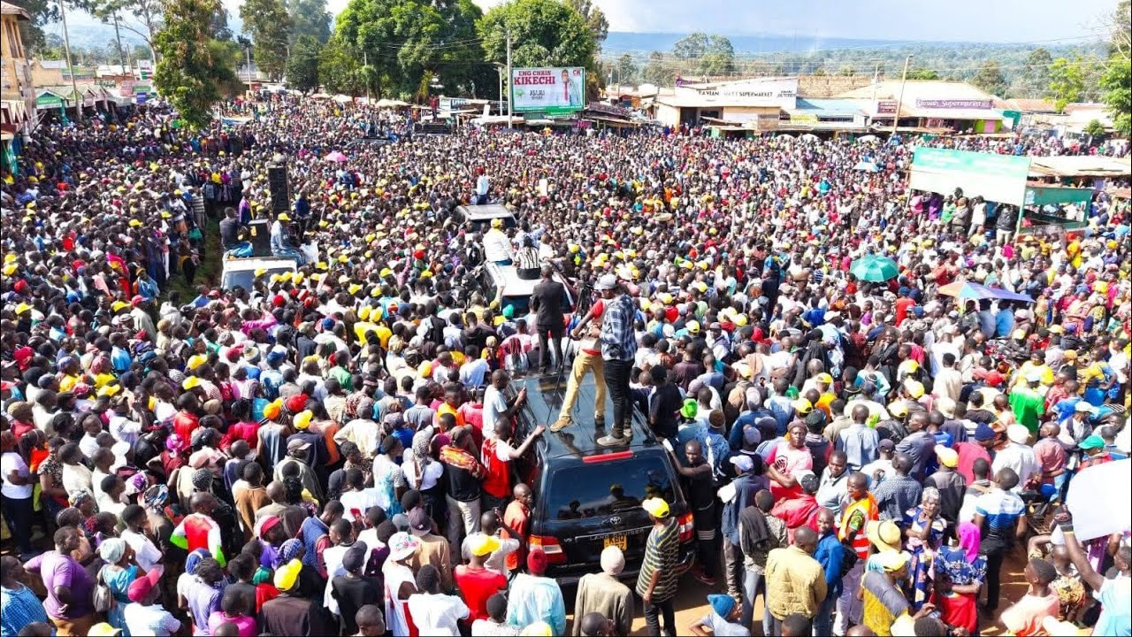 Live; President William Ruto' storms Bugoma County with His Troops!