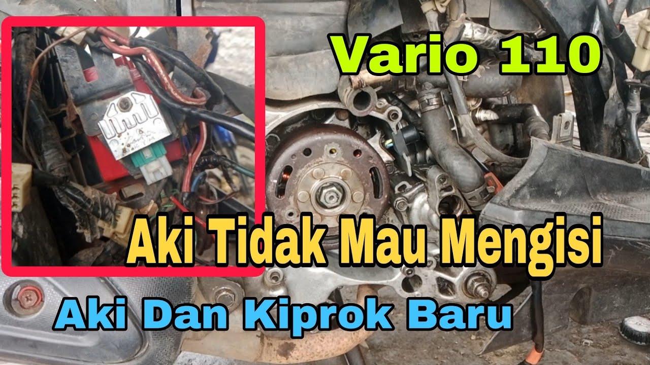 Vario Karbu Aki Tidak Mau Mengisi / Aki Tekor @asmchannel1505 
