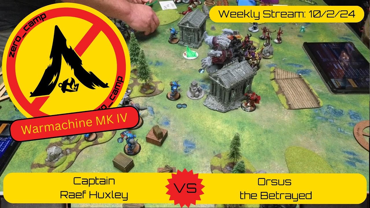 10/2/24 Stream - Warmachine - Storm Legion: Huxley vs Sea Raiders: Orsus - SR24 - Wolves