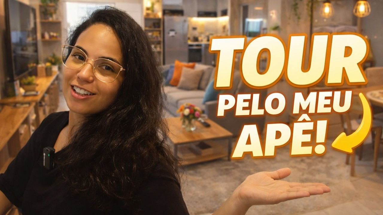 Lá vamos nós de novo: Mais um tour pelo meu novo apartamento!