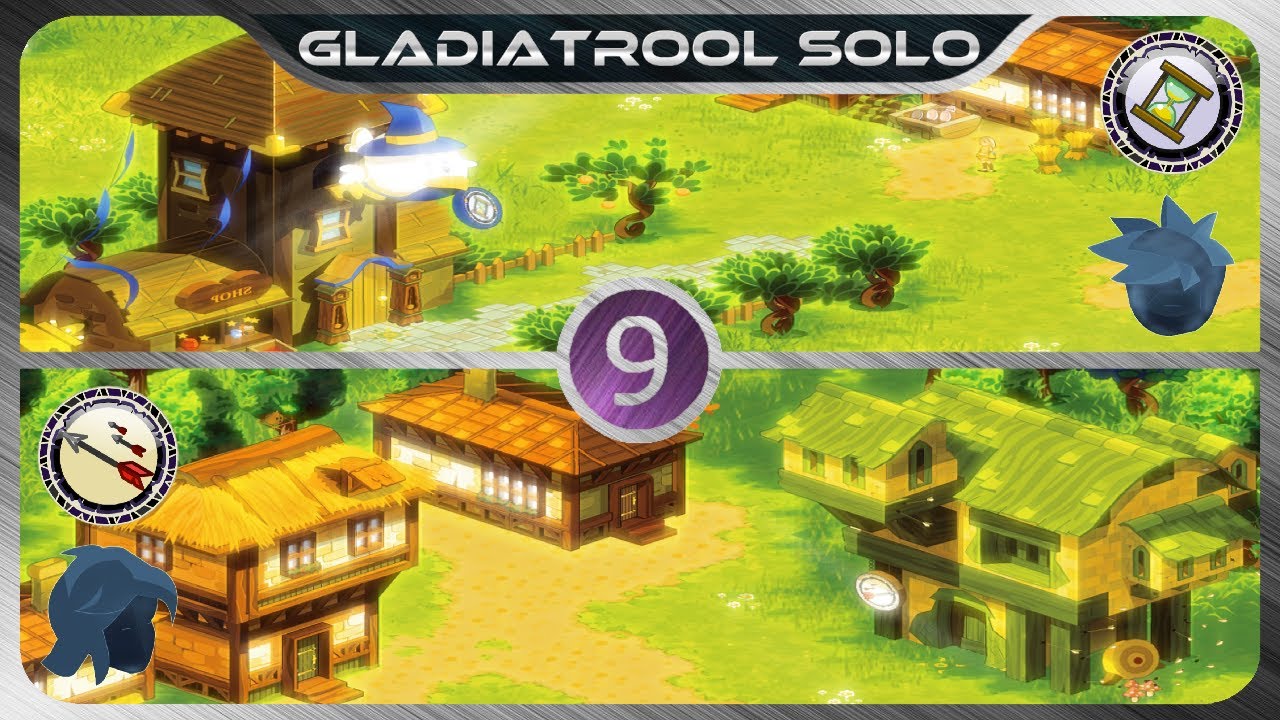 🛡️ Run solo GLADIATROOL ⚔️ Dofus Retro - Double Room 9, Xelor & Cra