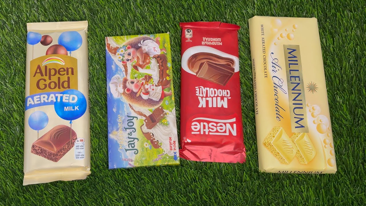 Opening 4 Popular Chocolate Bars: Alpen Gold, Jay & Joy, Nestl&eacute; & Millennium!
