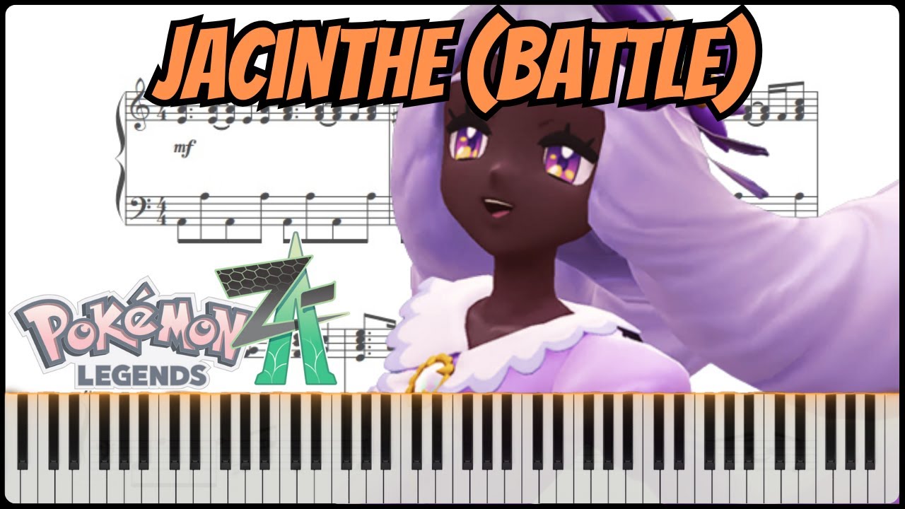 🎹 Pokémon Legends: Z-A - Jacinthe’s Battle Theme (Electric Piano Arrangement + Sheets)