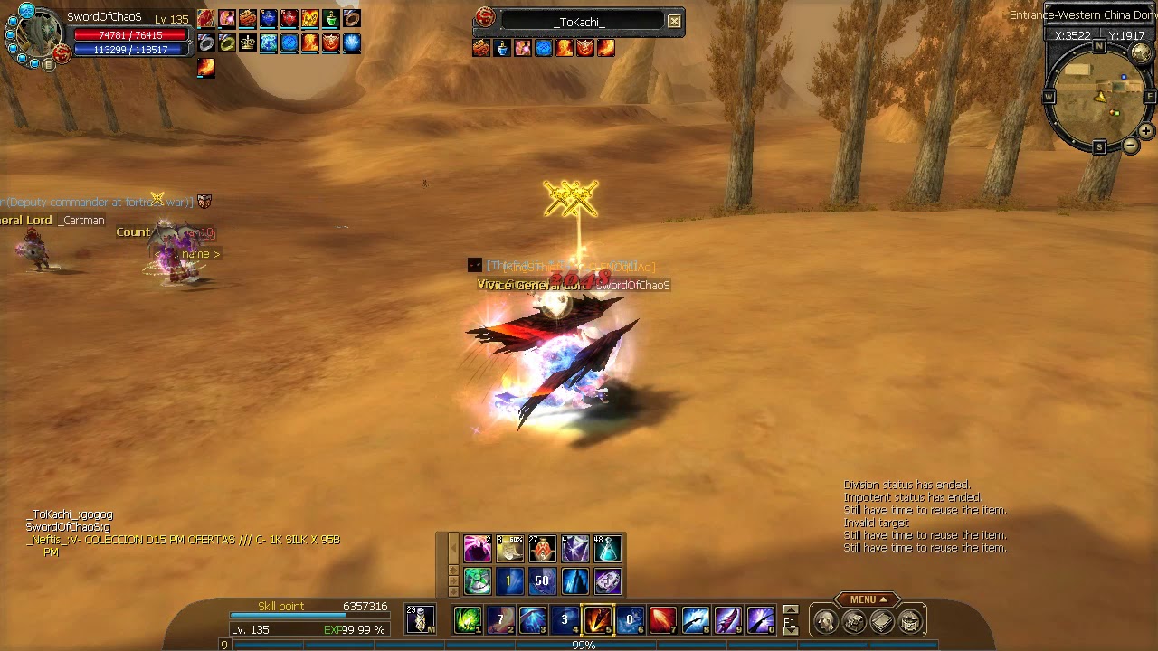 SRO Latino _ToKachi_ Blader Fire force full str vs SwordOfChaoS nuker fire cold hibrido