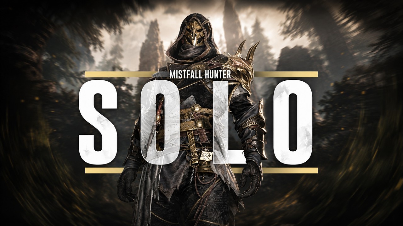 Mistfall Hunter SOLO Shadow Strix (Blue Gear PVP + Build )