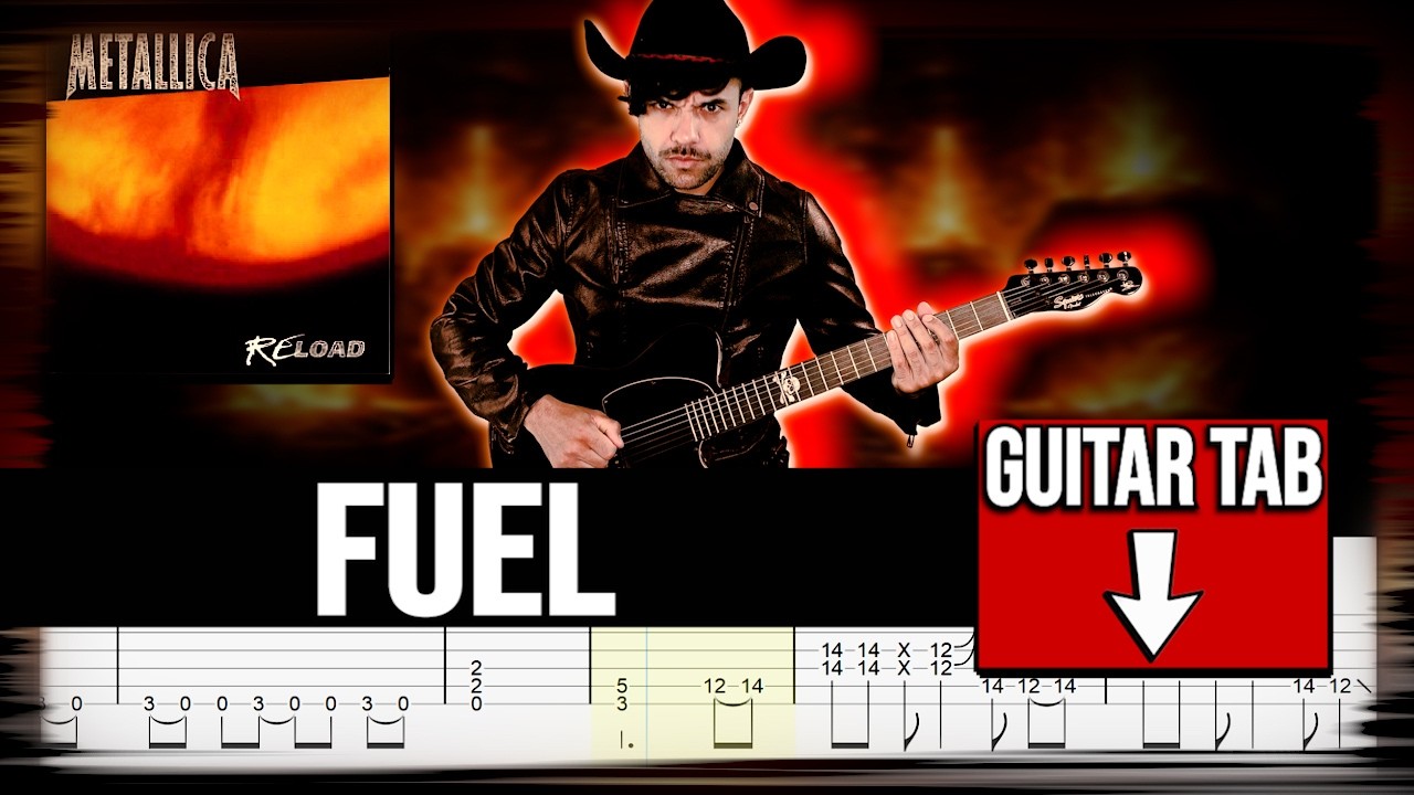 【METALLICA】[ Fuel ] cover by Dotti Brothers | LESSON | GUITAR TAB