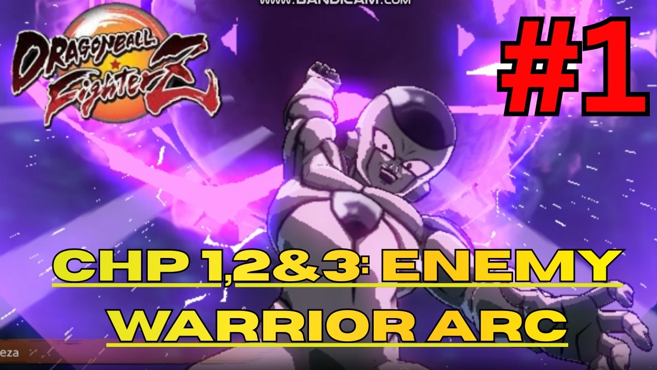 Dragon Ball FighterZ | Frieza Possessed! Chapter 1,2&3 | Enemy Warrior Arc | Part 1 Gameplay