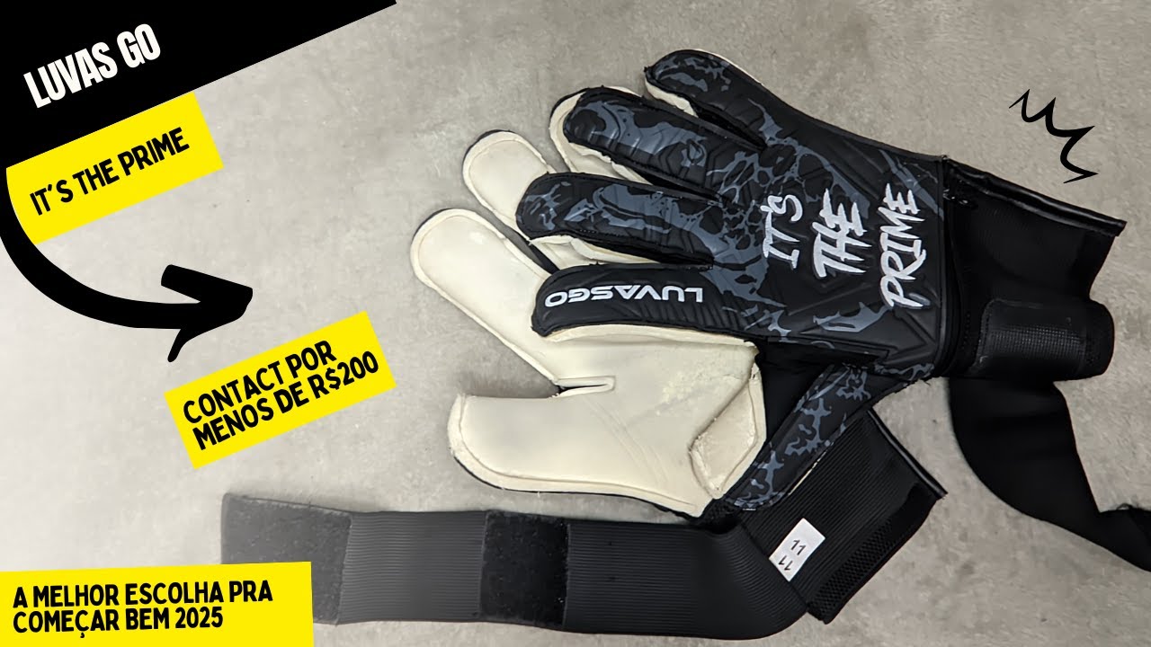 Luva de Goleiro LuvasGO  Teste e Review