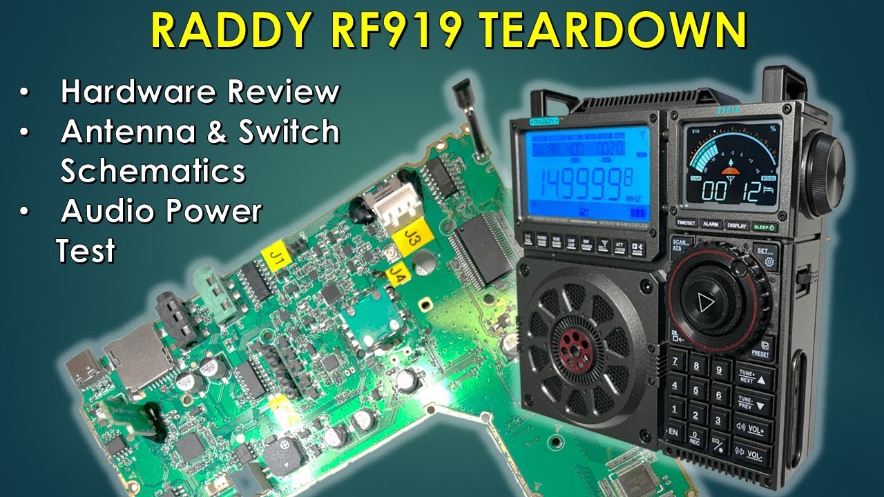 EB011 - Raddy RF919 Teardown and Hardware Review
