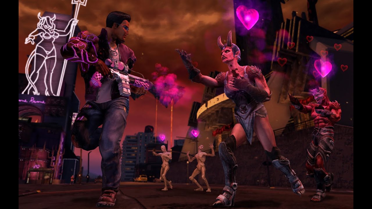 Saints Row Gat Out Of Hell смотрим Оружие 7 смертных грехов!:D