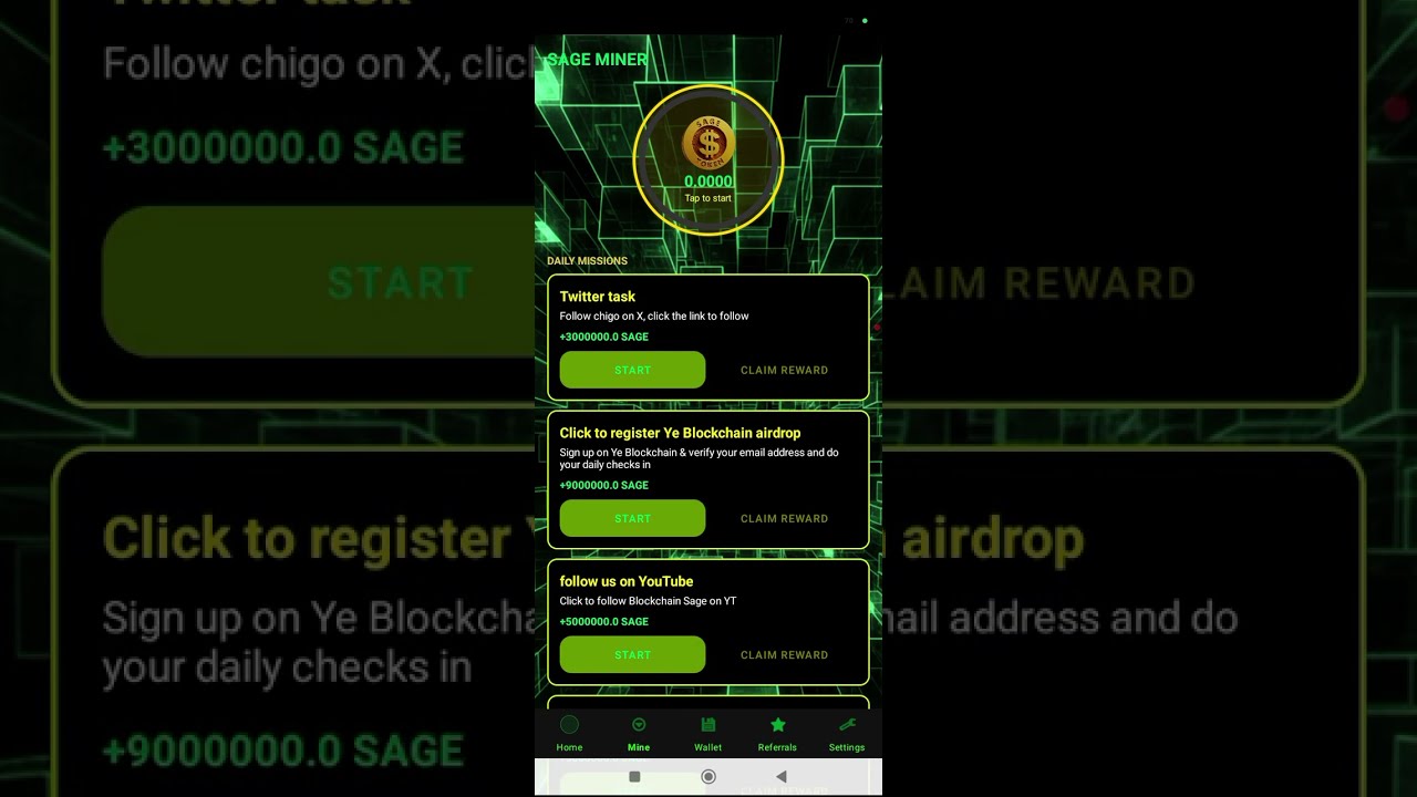 SAGE APP MINER - New update, mining issues fixed, boosting - Do this now