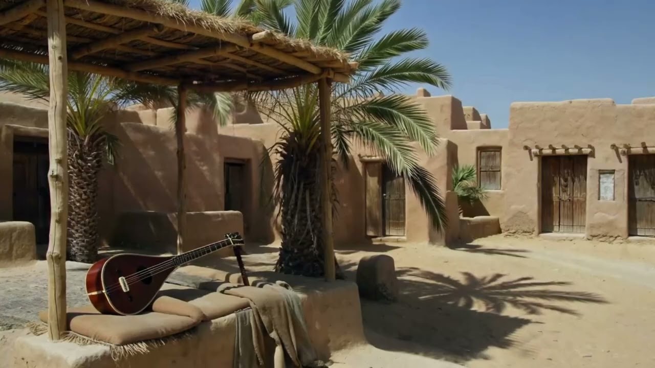 Soothing Oud Music in Desert Village Atmosphere | Relaxing Instrumental