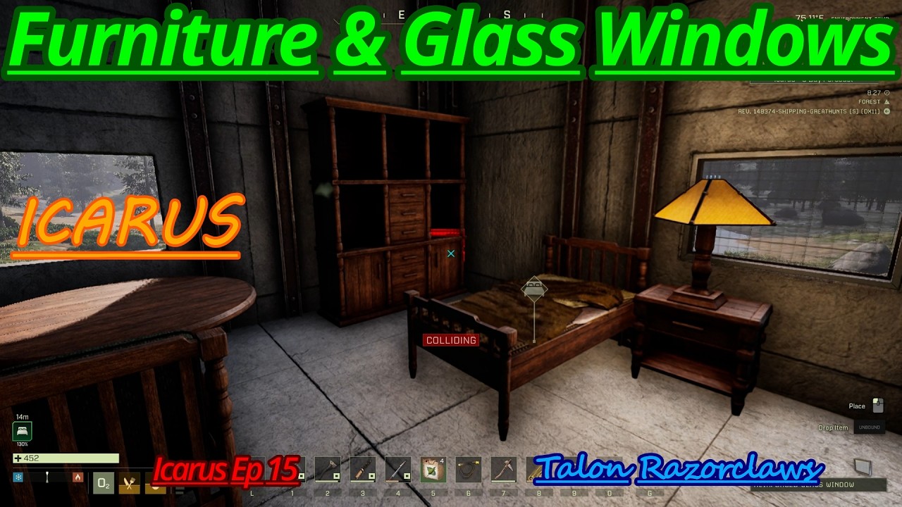 Икар, 15 серия: Мебель и стеклянные окна