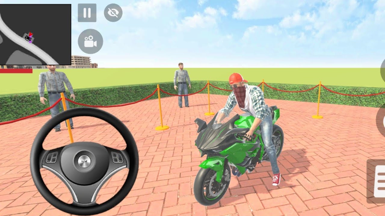 Kawasaki received karne ja rahe hai shoroom mai