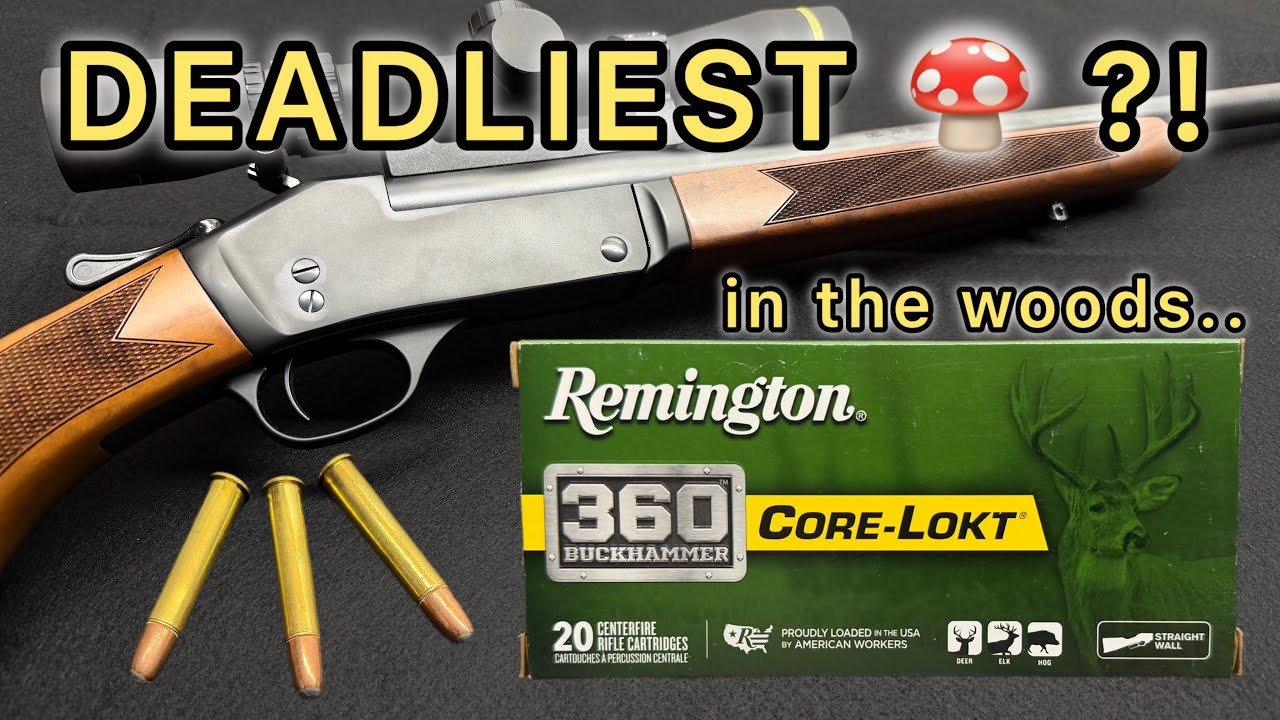 ЭТАЛОН?! 360 Buckhammer Remington CoreLokt 180 гран (Тест баллистического геля для винтовок)