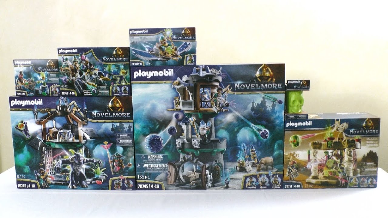 Unboxing Playmobil : Novelmore, les magiciens de Violet Vale (2021) – 70745... 70749, 70751...