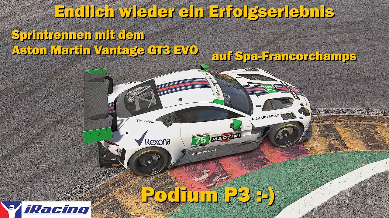 Endlich wieder ein Erfolgserlebnis - Podium P3 auf Spa