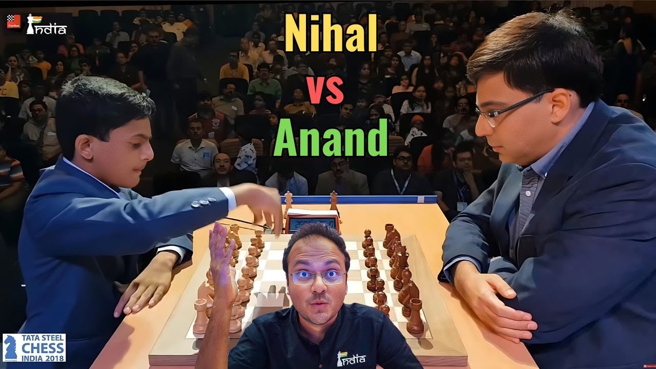 14-year-old Nihal Sarin vs Legend Vishy Anand | Commentary by Sagar Shah