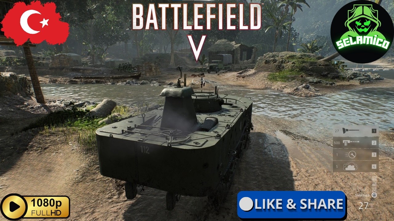 SOLOMON ADASIN'DA TANKLA İYİ OYNADIM (BATTLEFIELD 5)