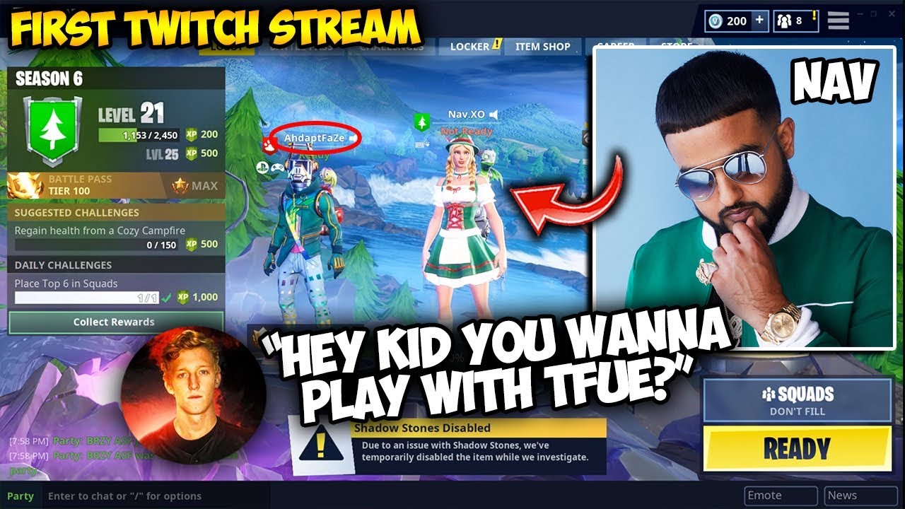 Nav TROLLED A Kid Wanting To Play With Tfue! ROASTS Chat Saying 