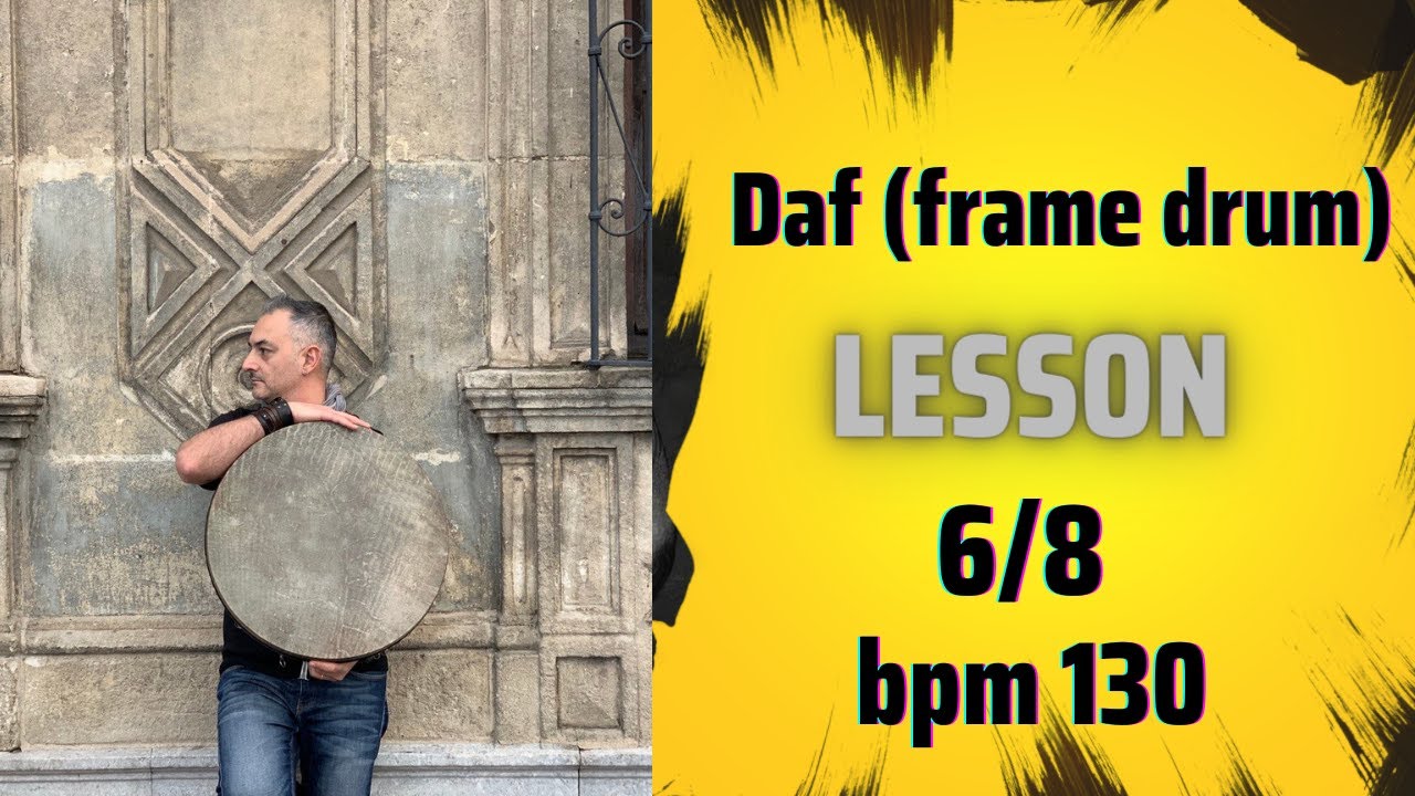 Daf lesson-Learn a Basic Frame Drum Pattern in 5 Steps-Amir Haghiri