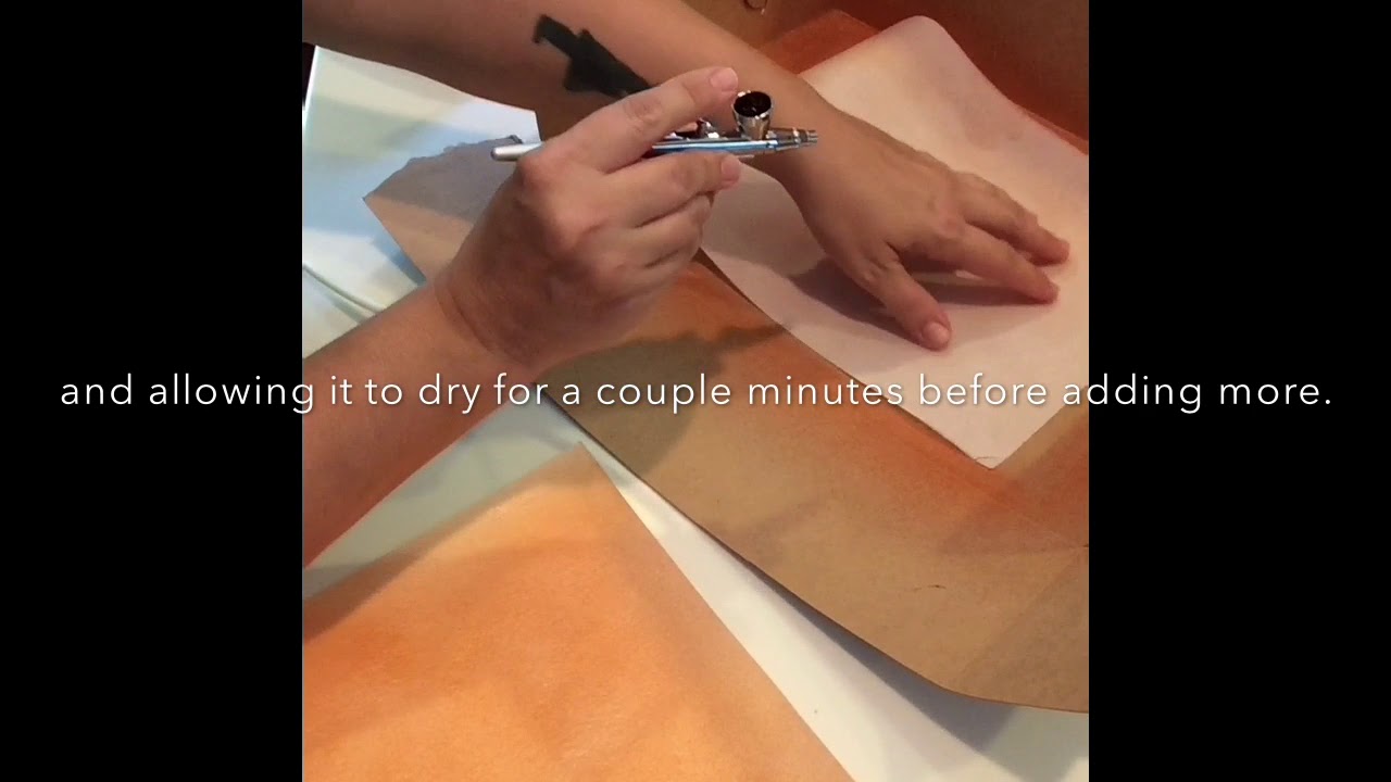 Airbrushing Wafer Paper