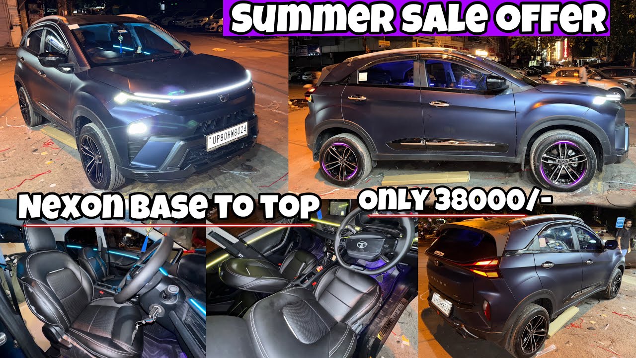 2025 Tata NEXON✅ Modification || 35% off‼️on full base to top|| budget modification in nexon||