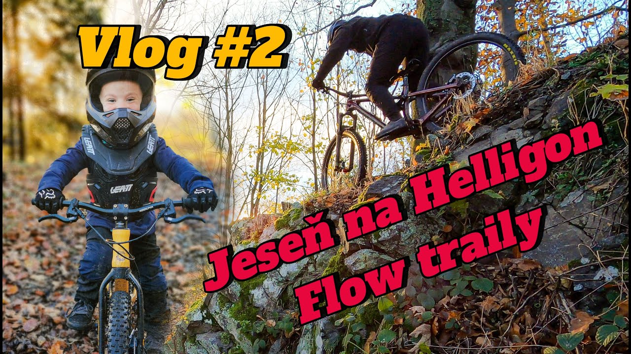 Slnko / Dážď ? Jesenný Helligon Flow Trail / Vlog#2  #4yearsold