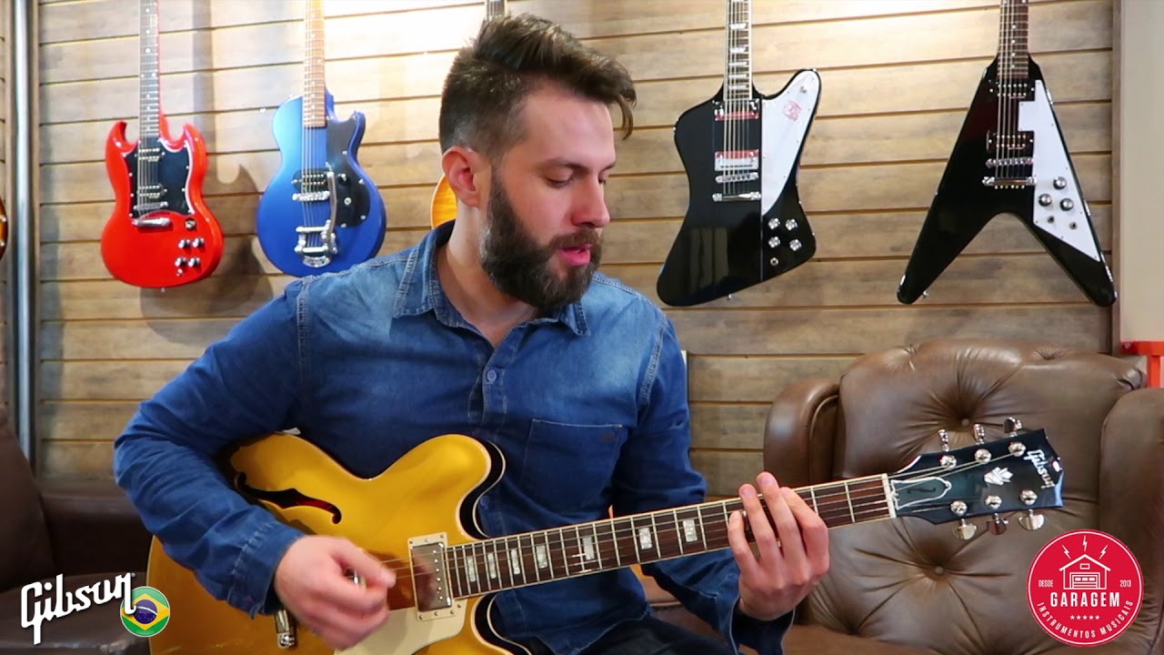 Gibson ES 335 Gold Top Ltd. Edition (Portuguese)