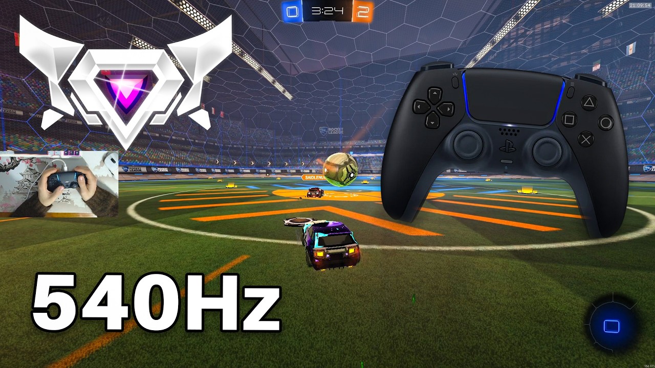 PS5 Controller ASMR 😴 Rocket League Ranked 🏆 Satisfying 360 FPS 4K