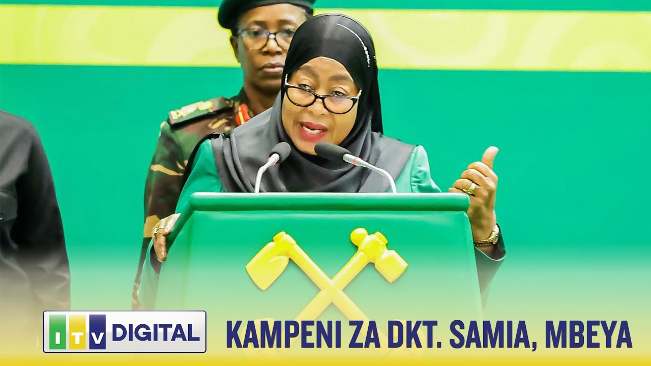 🔴#LIVE:  MGOMBEA URAIS KUPITIA CCM NDG. DKT. SAMIA AKIWA KATIKA KAMPENI - MBALIZI MKOANI MBEYA