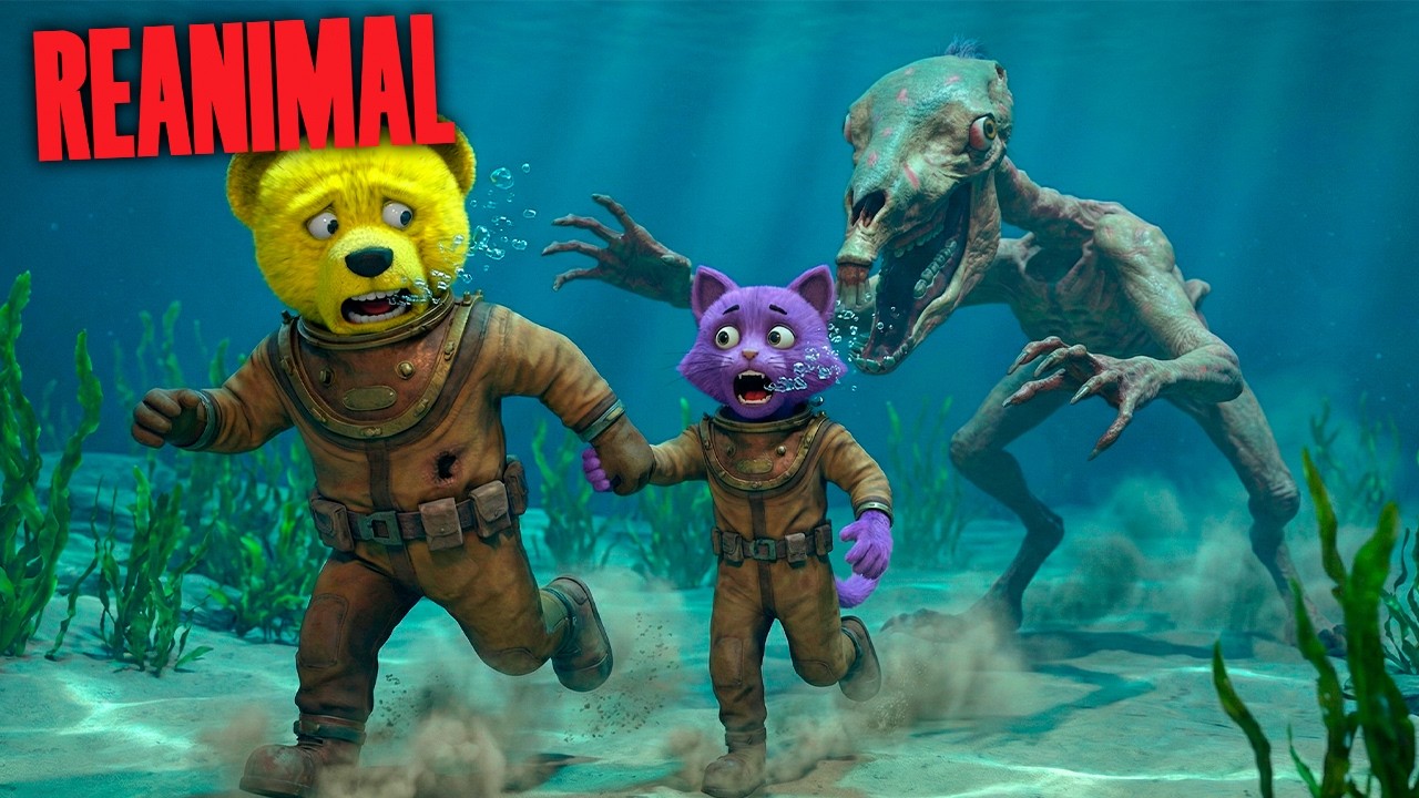 Подводный Монстр Напал на Нептуна и Фнаф Плея 💧 REANIMAL Кооп