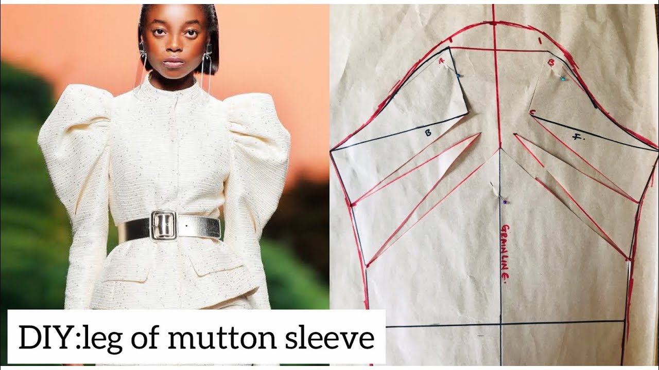 HOW TO MAKE LEG OF MUTTON SLEEVE PATTERN//STATEMENT SLEEVE//PUFFYSLEEVE