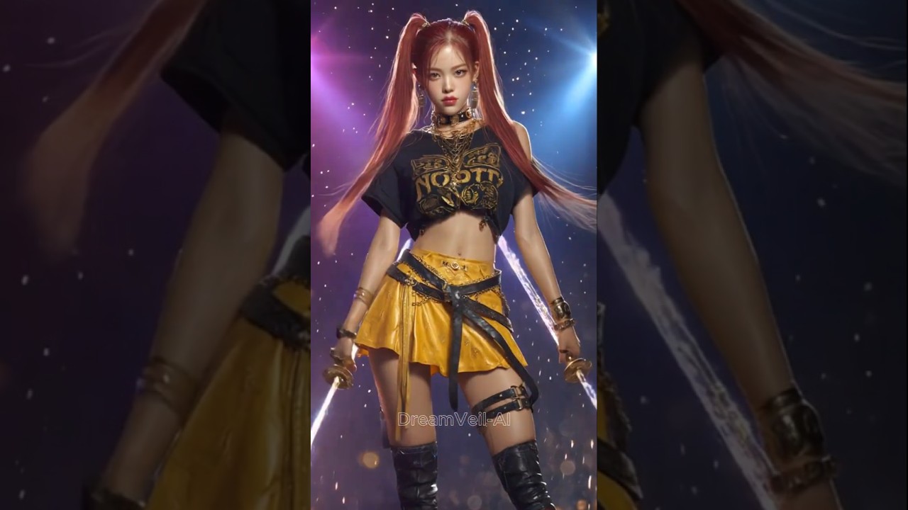 Reimagined Kpop Demon hunter #fantasyshorts #kpopdemonhuntersedit #pixverse  #kpopdemonhunter