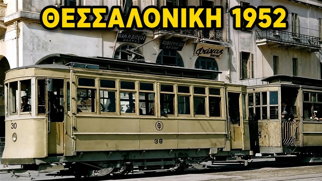 Θεσσαλονίκη του 1952: Η Παλιά Παραλία Ζωντανεύει (AI Restoration)