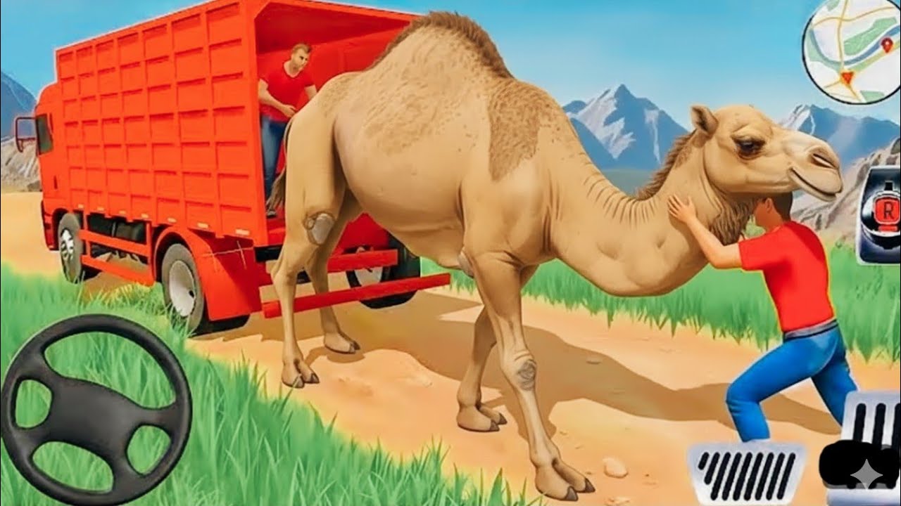 Animal Cargo Truck Driving Game 3D - Animal Transport Cargo Truck 2024 - Android Gameplay