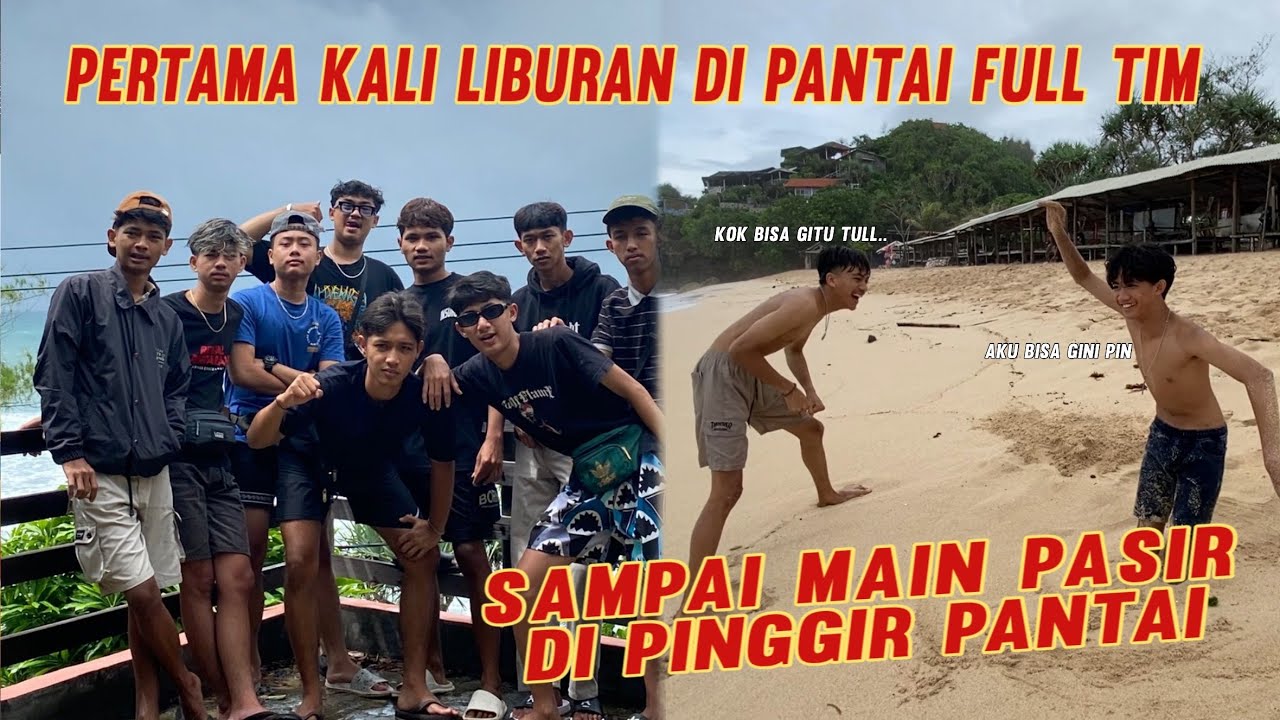 MENDADAK BANGET !! DI AJAK TIM GWSM MAIN KE PANTAI.