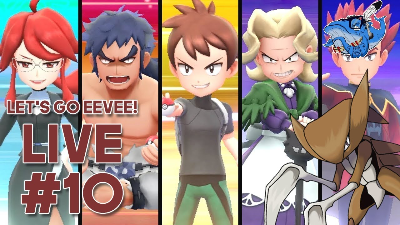 AZ ELIT 4 - POKÉMON LET'S GO EEVEE! - LIVE - #10