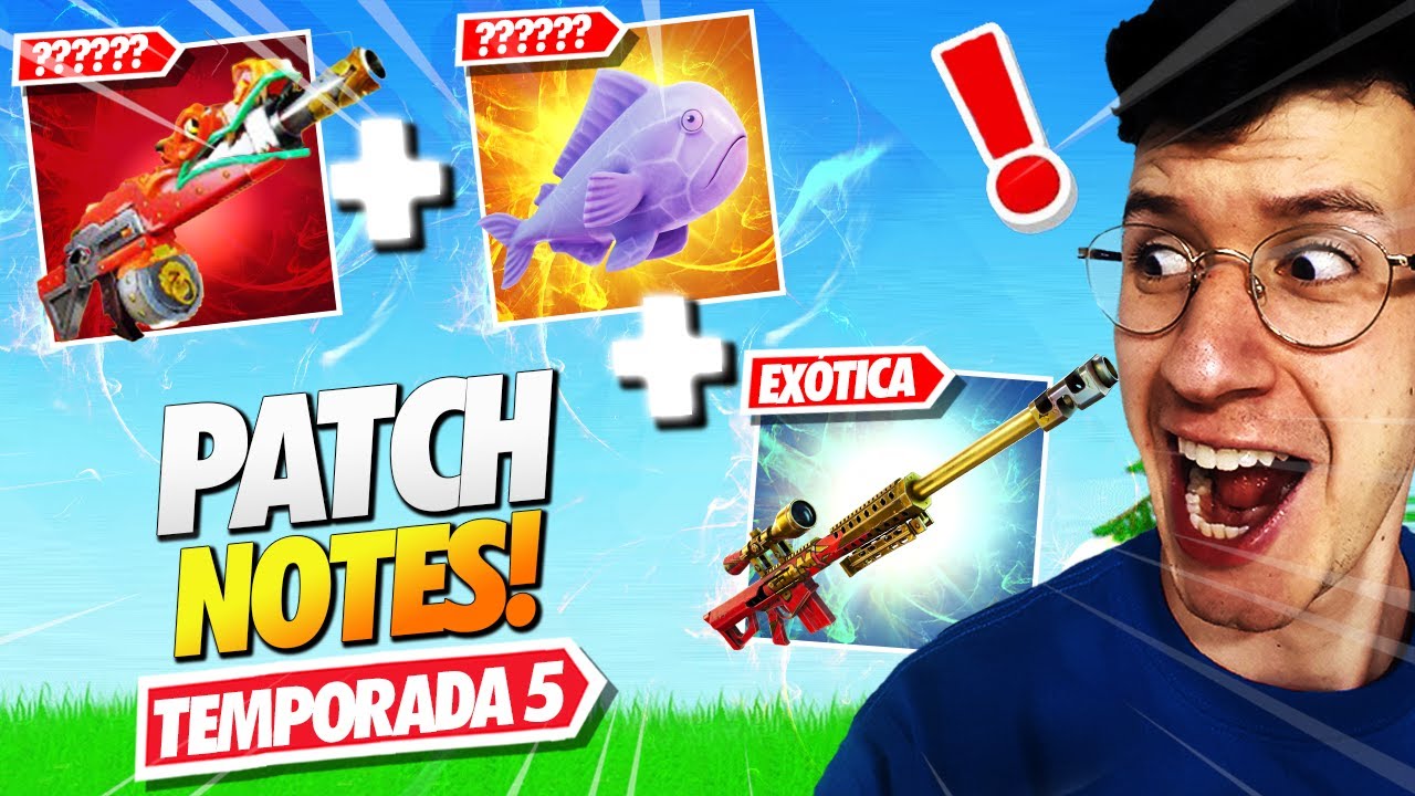TODAS AS MUDANÇAS SECRETAS DA TEMPORADA 5 - FORTNITE