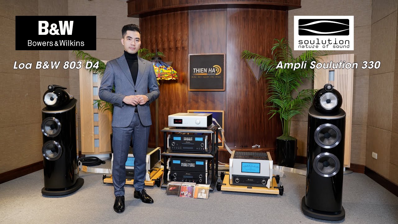 Loa Bowers & Wilkins 803 D4 Phối Ghép Ampli Soulution 330 Đến Từ Thuỵ Sỹ