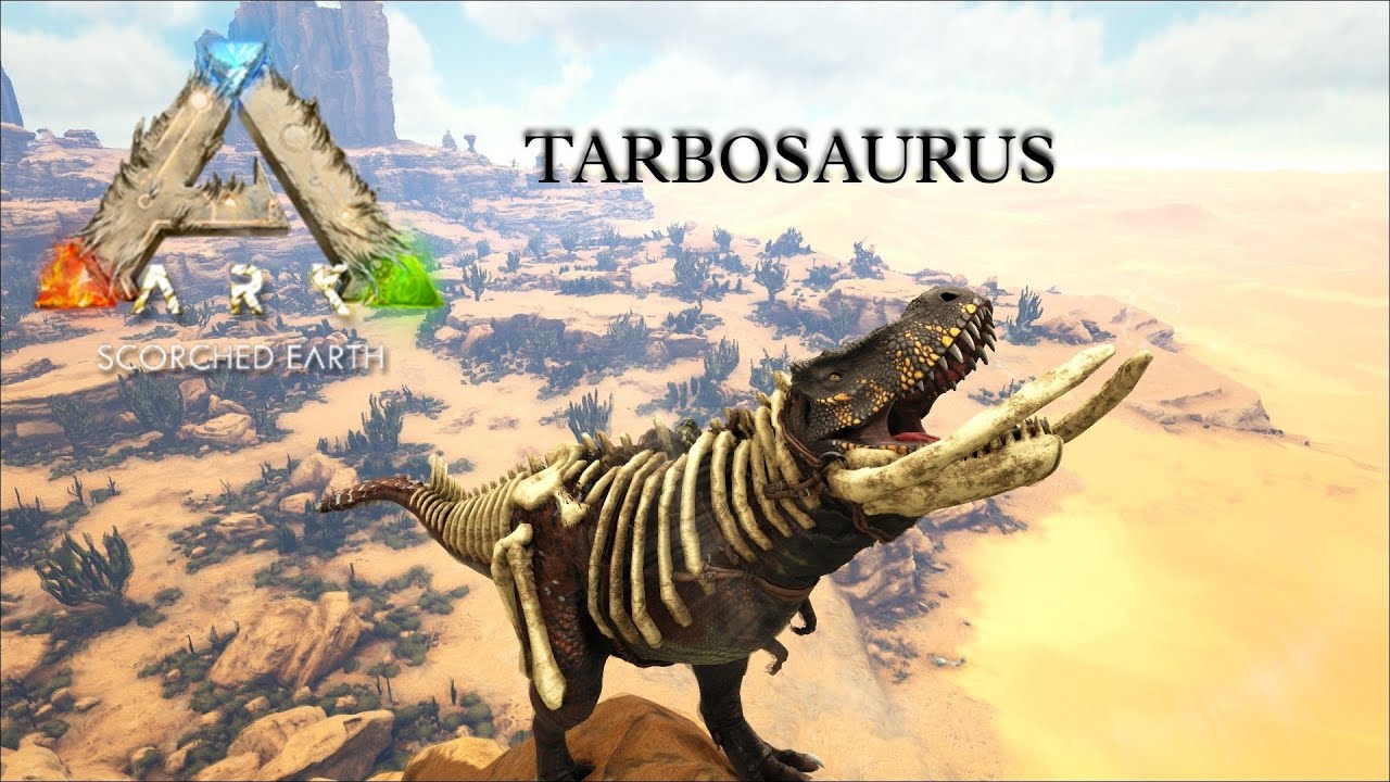 TARBOSAURUS [I finally found it from the Desert & tamed it] || Ark Scorched Earth
