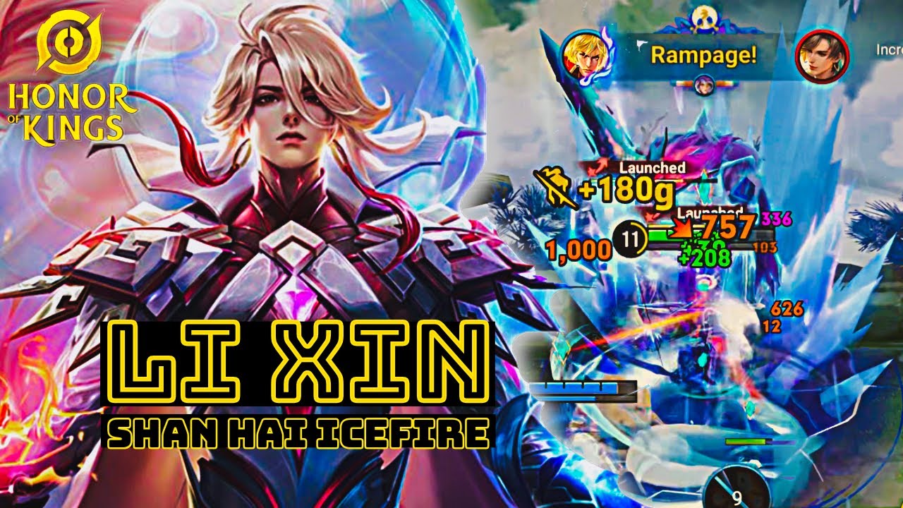 HOK : LI XIN I INSANE ATTACK SPEED I REVENGE FORM I BEST BUILD I HONOR OF KINGS.