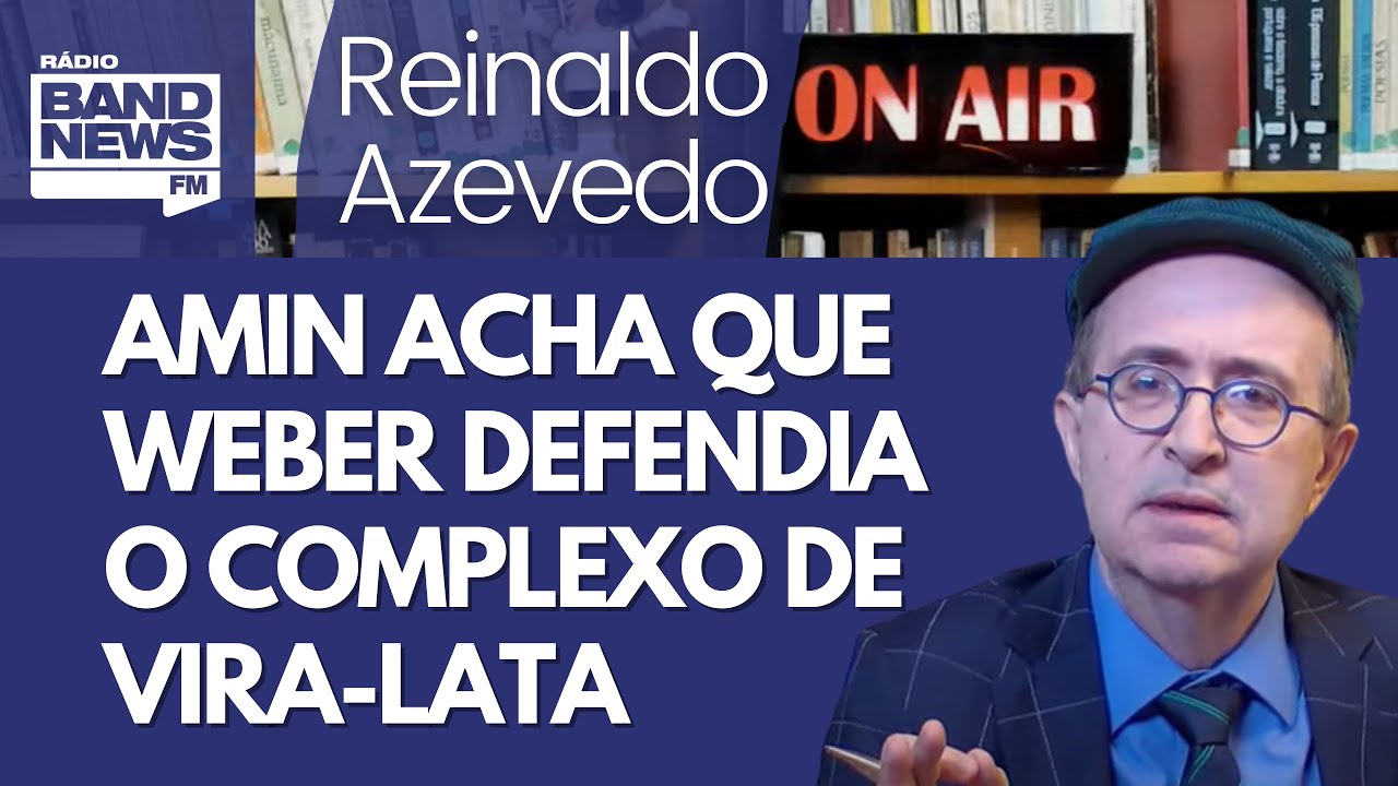 Reinaldo – Esperidião Amin tenta citar Max Weber, fala besteira e só exalta golpismo e vira-latismo