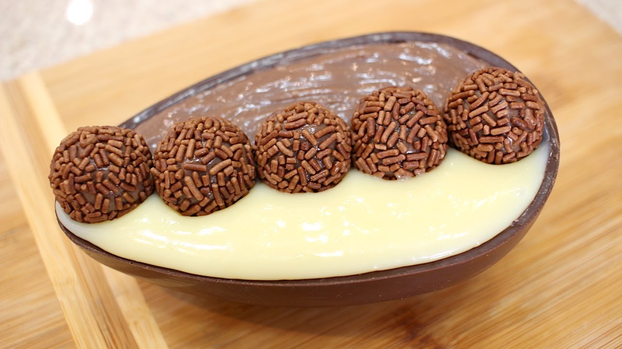 QUER FAZER O SEU PRÓPRIO OVO DE PÁSCOA?  É SIMPLES E FÁCIL - RECHEIO SUPER CREMOSO - Isamara Amâncio